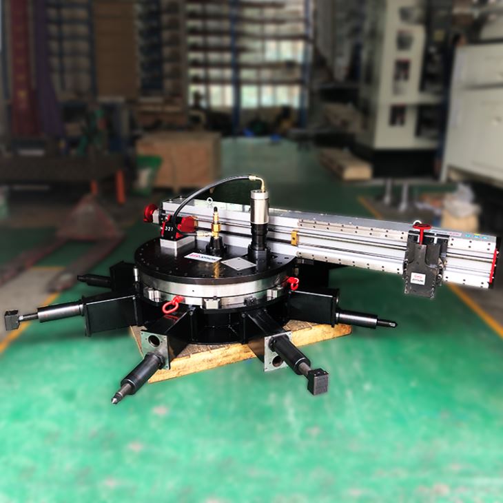 In Situ Machining Tools fyrir Flans Surface Shipyard